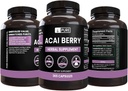 PURE ORIGINAL INGREDIENTS Acai Berry (365 Capsules) No Magnesium Or Rice Fillers, Always Pure, Lab Verified 5
