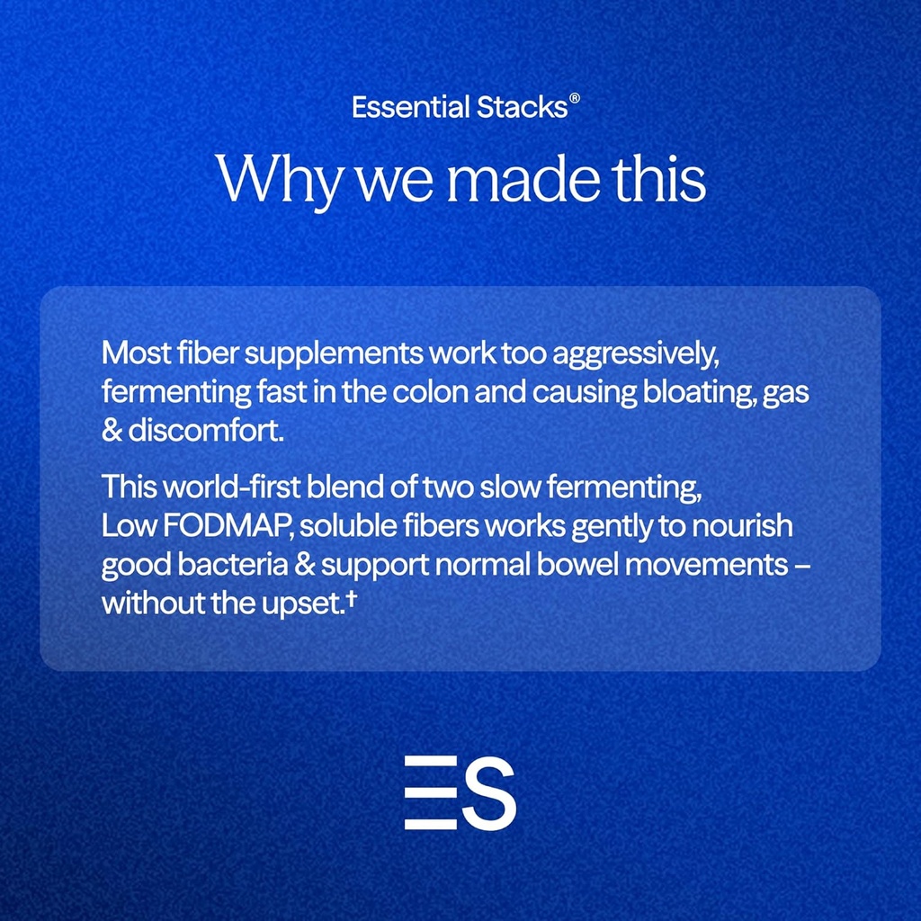 Essential Stacks Organic Sunfiber Prebiotic Fiber (Partially Hydrolyzed Guar Gum/PHGG) with Acacia Fiber Powder - Gluten Free, Non-GMO & Unflavored Soluble Fiber (7.4 oz) 4