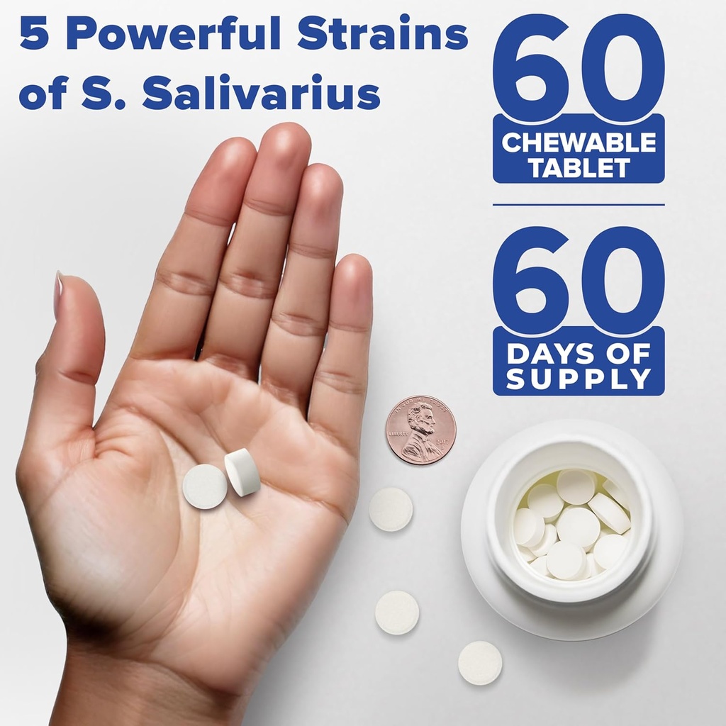 Tuthi Bundle: TMG Supplements & Oral Probiotics for Mouth - Trimethylglycine 1000mg for Healthy Homocysteine Levels & Cardiovascular Support & Dental Probiotic for Gums & Oral Health 5