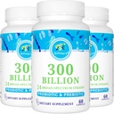 Probiotics for Women and Men, 300 Billion CFU, 24 Strains Probiotics with 15 Organic Herbs probiotics Blend, Probiotic Supplement for Digestive Gut Immune & Whole-Body Health -6 Month Supply 2