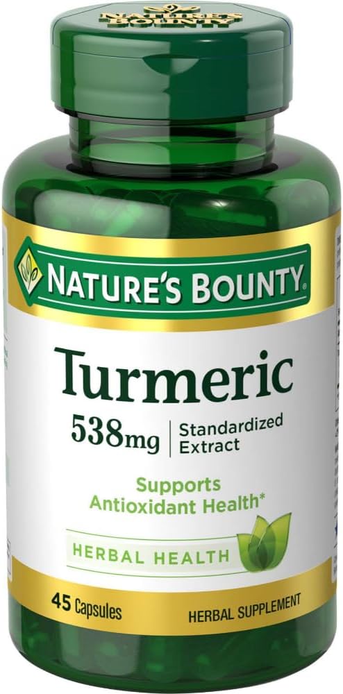 Natures Bounty Turmeric 538 mg Standardized Extract, 45 Count (Pack of 2) 3
