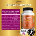 Reviva Glow Max - Hair, Skin & Nails Support Supplement | Biotin, Calcium, Magnesium, Folate & Herbal Blend | Premium Formula | 60 Capsules, Vegan & Gluten-Free 4