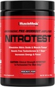 MuscleMeds Nitrotest Pre-Workout Supplement Drink, Boost Nitric Oxide, Testosterone, Rocket Pop, 30 Servings, 1.03 Pound, 1 Count 2