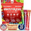 Keppi Electrolytes Powder Packets Assorted Flavors 30 Servings – No Sugar Hydration Supplement with Potassium, Magnesium, Sodium – Keto, Vegan, Fasting-Friendly, Zero Calorie Hydration Packets 2