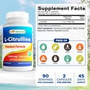 Best Naturals L-Citrulline Capsules - 1500mg/Serving - Non-GMO - Gluten Free - 90 Capsules (90 Count (Pack of 3)) 3