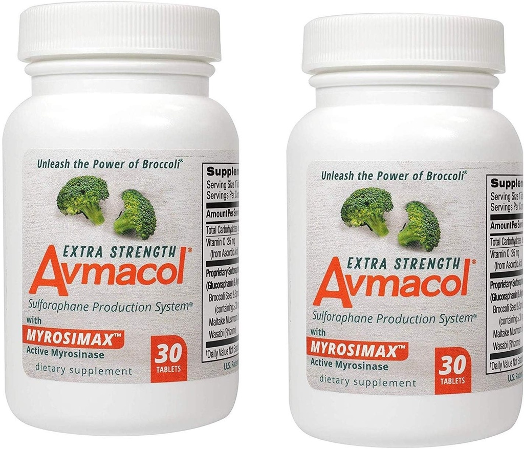 Avmacol Extra Strength Sulforaphane Production System for Immune Support, 60 Tablets 2