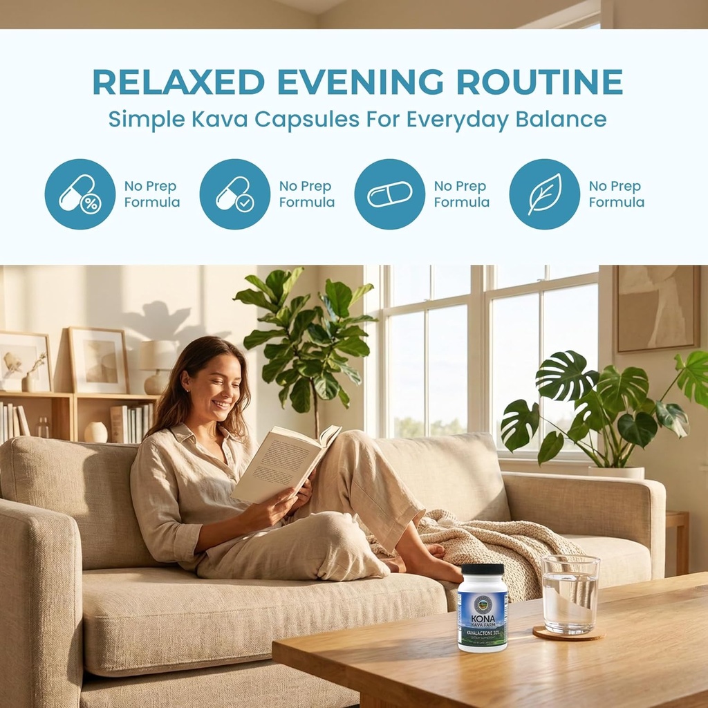 30% Kavalactone Kava Extract Capsules (120 Capsules) 6
