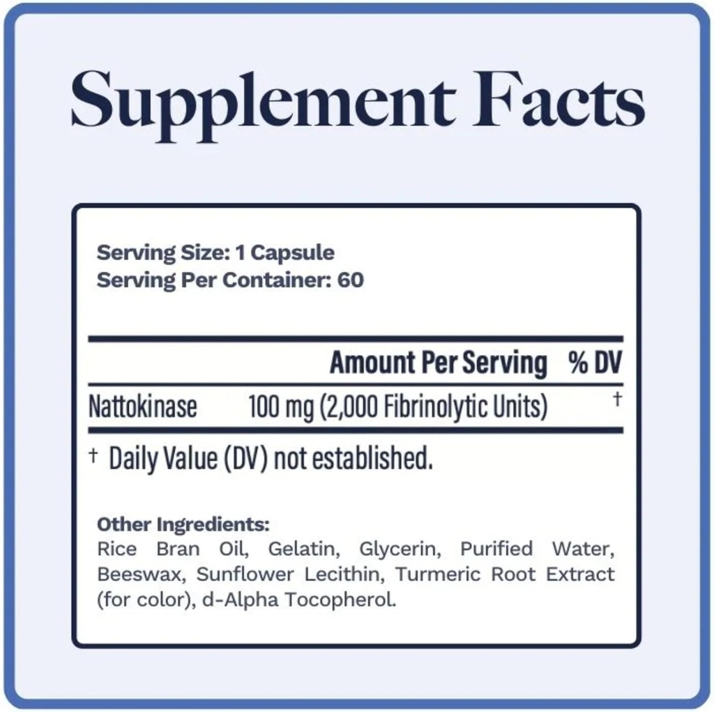 Utzy Naturals Nattokinase | 2000 FU per Serving from Japanese Natto | for Cardiovascular and Circulatory Support | 60 Softgels 4