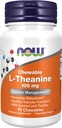 NOW Supplements, L-Theanine 100 mg with Inositol and Taurine, Tension Management*, 90 Chewables 2
