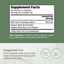 Organic Beet Root Capsules 1200 mg - Beet Root Powder & Juice Blend Supplement for High Blood Pressure and Circulation, Blood Flow Supplement for Men and Women - 120 Capsules 4