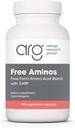 Allergy Research Group Free Aminos Supplement - Lean Muscle Mass Support, Vegetarian Capsules - 100 Count 2