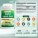 Best Naturals Alpha Lipoic Acid 200 Mg 120 Capsules 3