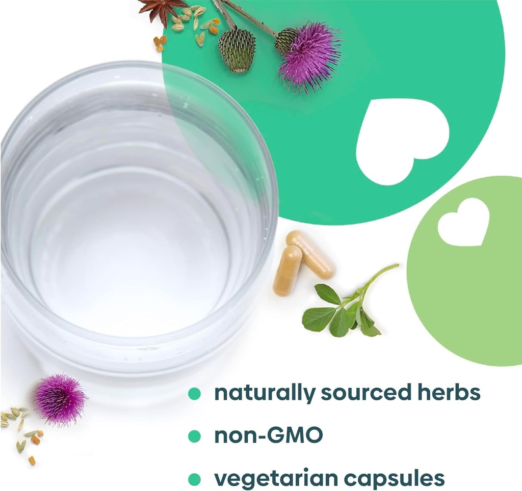 UpSpring Milkflow Lactation Supplement for Milk Supply Increase, Breastfeeding Supplements with Fenugreek & Blessed Thistle, Non-GMO, Lactation Support 100 Vegan Capsules 4