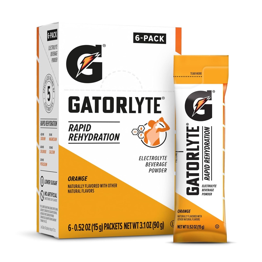 Gatorlyte Powder, Cherry Lime, Makes 16.9 Fl Oz (Pack of 48) 6