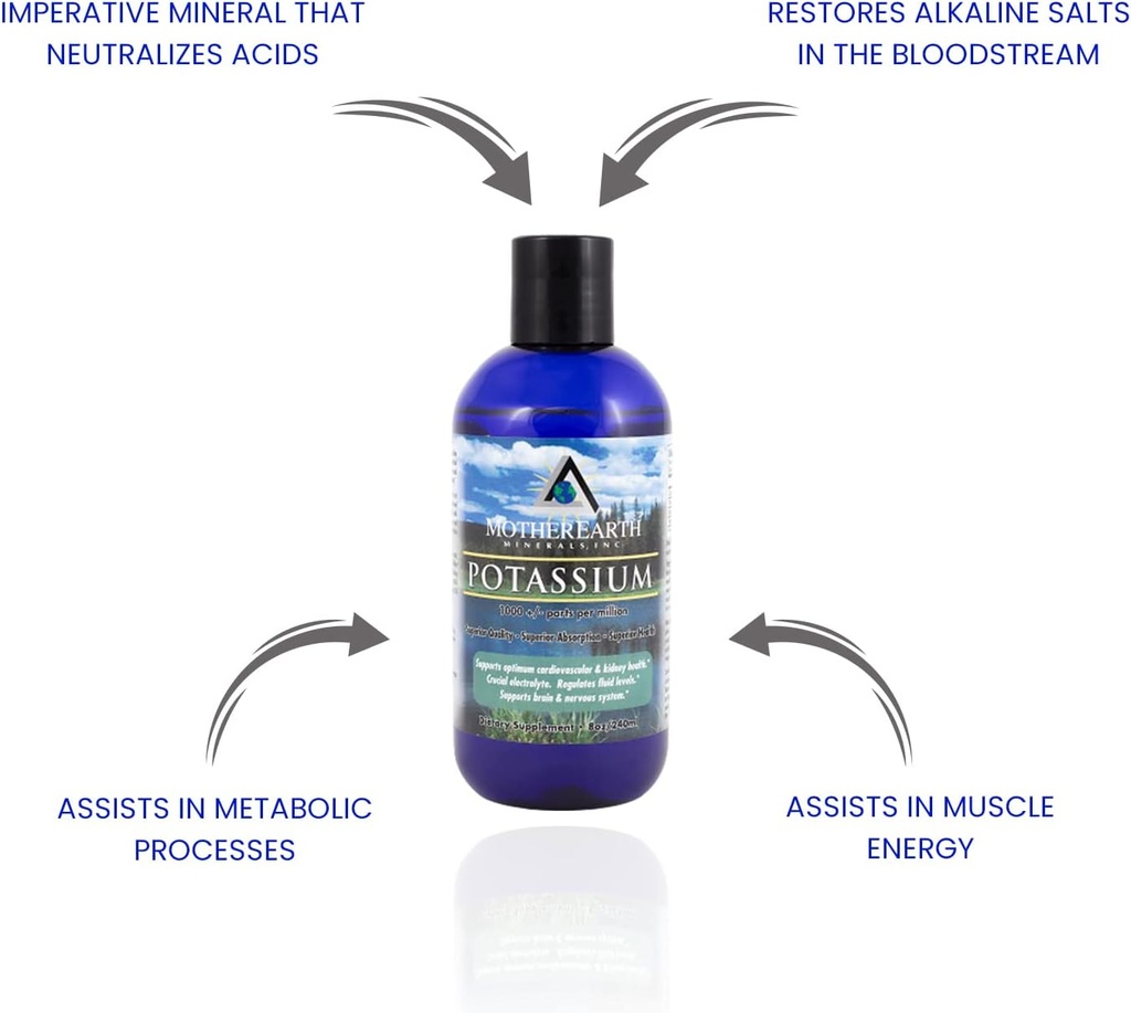 Mother Earth Minerals - Angstrom Minerals, Potassium, 8 Ounce 4
