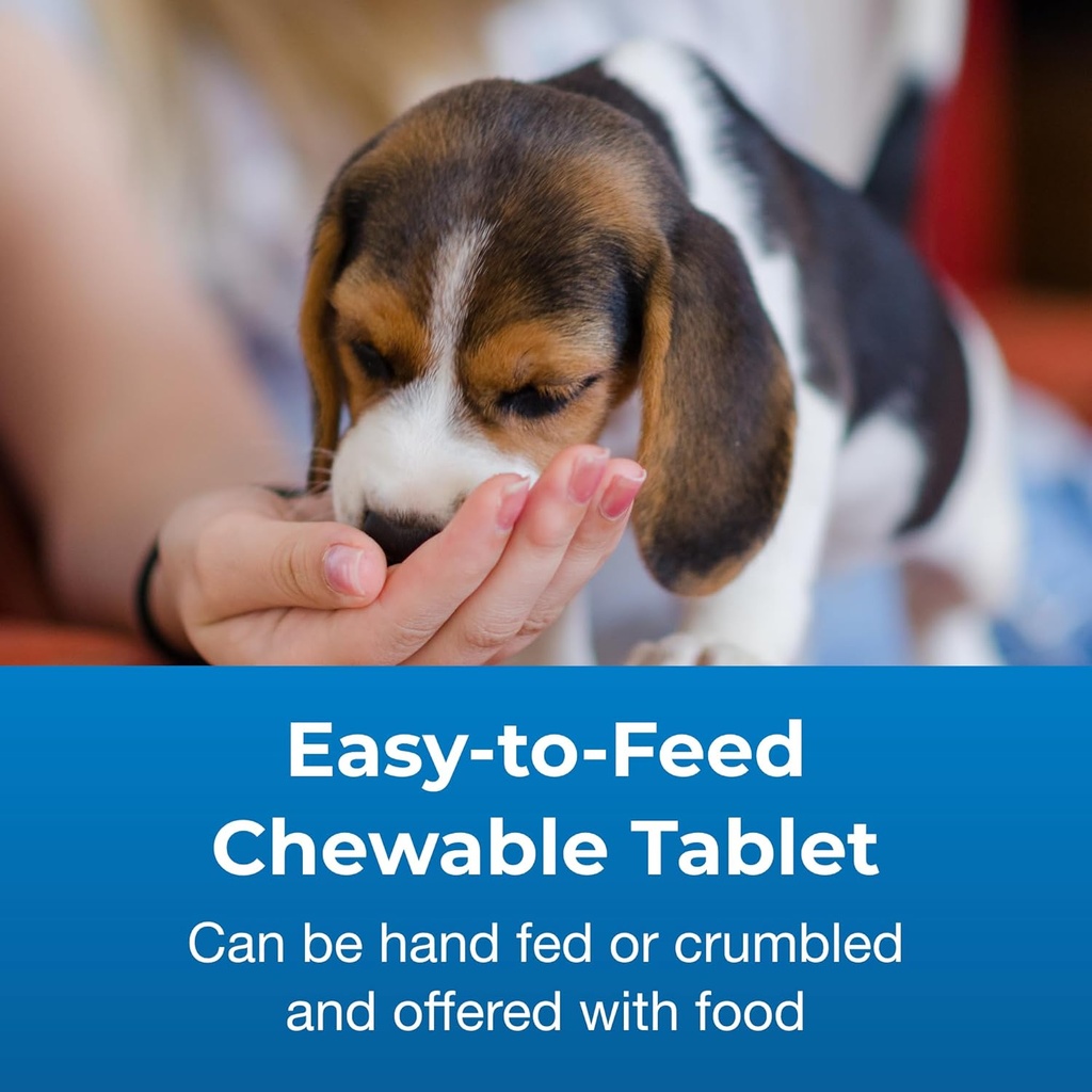 PetAg Calcium Phosphorus Tablets - 50 Tablets - Daily-Use, Chewable Supplement for Dogs & Cats 12 Weeks and Older - Fortified with Vitamin D 5