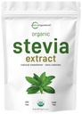Pure Organic Stevia Powder, 8 Ounces, 1418 Serving, High Grade Stevia Green Leaf Extract Reb-A, Reduced Bitter Aftertaste, 0 Calorie, Natural Sweetener, Sugar Alternative, Keto Friendly 2