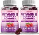 Sugar-Free Vitamin B Complex Gummies for Women - Vegan b Vitamins Complex with Methyl B12, Methyl Folate - Plus Vitamin C, Zinc, Inositol - Supports Energy, Immune, Healthy Hair, Skin (120 Count) 2