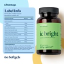 LifeVantage IC Bright 60 softgels, Vision and Brain Complex Supplement Packed with antioxidants, nutrients, and carotenoid for Eye Health That Helps Reduces Eye Strain 4