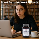 Brain Supplements for Memory and Focus - Extra Strength Nootropic Supports Concentration, Mental Clarity, Brain Health for Men & Women - 30 Capsules 4