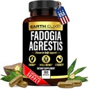 Earth Elixir Fadogia Agrestis Supplement 900mg (180 Capsules) - Made in USA - 3 Month Supply - 3rd Party Tested - Fadogia Agrestis Extract -Max Purity – 100% Pure – Fadogia Agrestis Capsules 2