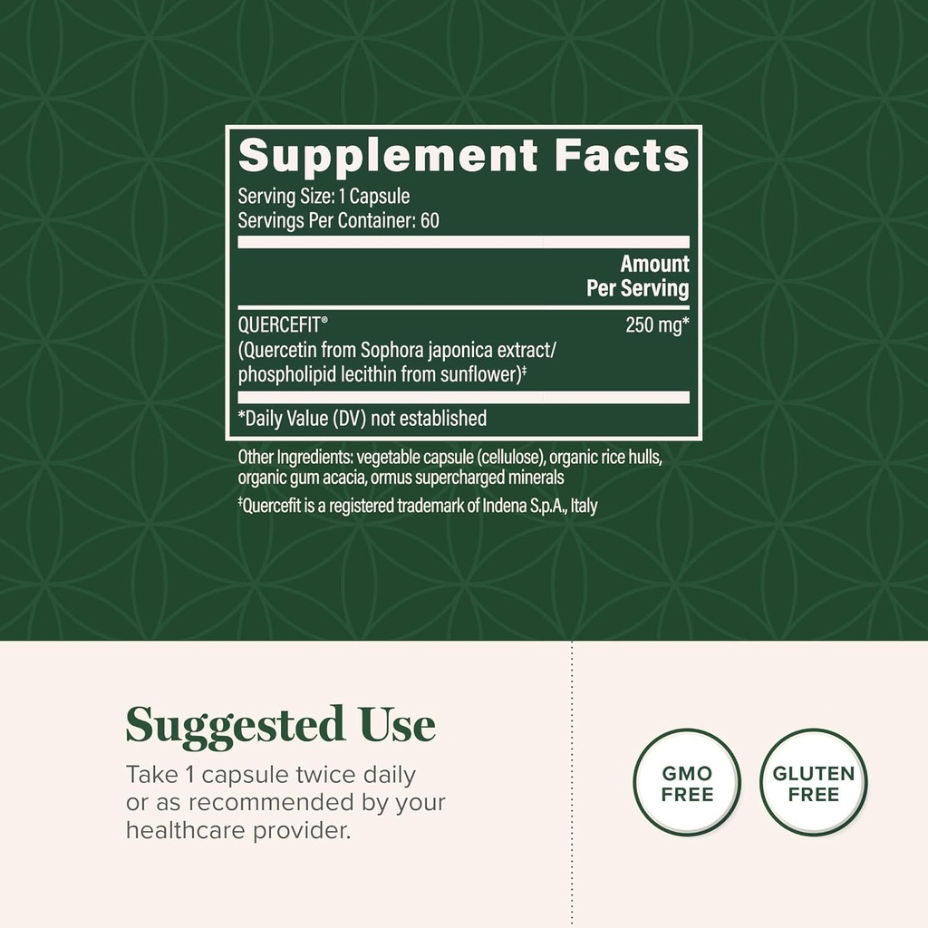 Global Healing Center - Quercetin and Zinc Kit - Immune System Support, Response to Ocassional Allergies, Hormone Balance 5