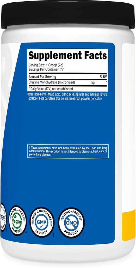 Nutricost Creatine Monohydrate Powder (Pineapple Mango, 500 Gram) - Micronized Creatine Supplement - Vegan, Non-GMO, Gluten Free 6