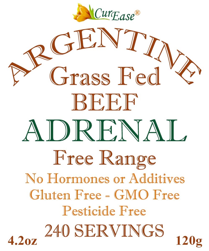 Argentine Beef Adrenal Powder Grass Fed & Finished 4.2 Ounce 3