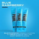 PRIME HYDRATION+ Sticks Blue Raspberry | Hydration Powder Single Serve Sticks | Electrolyte Powder On The Go | 250mg BCAAs, B Vitamins, Antioxidants | Low Sugar | Caffeine-Free | Vegan | 16 Sticks 5