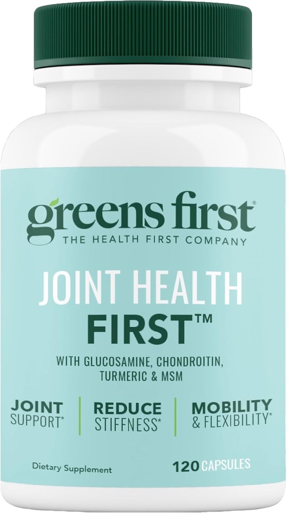 Greens First Joint Health First - Natural Joint Support Supplement with MSM, Turmeric, Ashwagandha, & Ginger - for Joint Support - Non-GMO/Dairy-Free/Gluten-Free (120 Softgels) 2