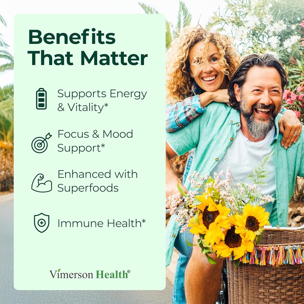 Vegan Multivitamin for Women & Men - Essential Multivitamins & Multiminerals 90 Tablets with Vitamin B12, A, D, C, Zinc, Magnesium & More for Total Body Wellness - 23 Key Nutrients & Vitamins 3