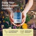 HERBAMAMA Brain Support & Broccoli Sprout Kit - Bundle of 1400 mg Brain Support Complex &1000 mg Broccoli Sprout Capsules - Vegan, Non-GMO, Gelatin-Free - 2 Pack 3