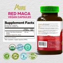 Red Maca Root and Aguaje Capsules for Women l Organic Female Health Supplement l Strong Hormone Regulator Pack l   Andes 3