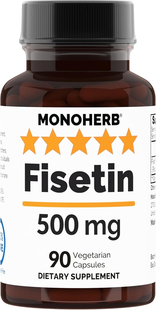MONOHERB Fisetin 500 mg - 90 Vegetarian Capsules 2