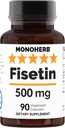 MONOHERB Fisetin 500 mg - 90 Vegetarian Capsules 2