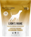 Om Mushroom Matrix Lion’s Mane Mushroom Powder Pet Supplement, Provides Cognitive Support & Holistic Digestive Support for Dogs & Cats, 200 Grams, 7.1 oz 2