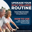 Ayush Herbs Ashwagandha Drops - Ashwagandha Alcohol-Free Drops for Adults, Calming Daily Supplement for Focus & Attention with Organic Ashwagandha, Lemon Flavor - 2 Fl Oz (80 Servings) 6