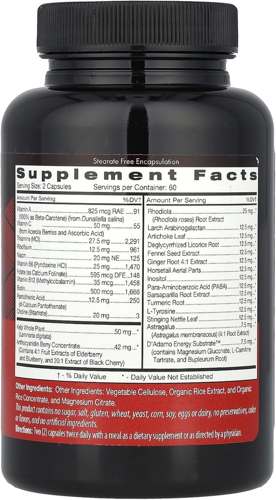 D'Adamo - Polyvite O 120 vcaps 3