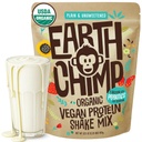 EarthChimp Organic Vegan Protein Powder - with Probiotics - Non GMO, Dairy Free, Non Whey, Plant Based Protein Powder for Women and Men, Gluten Free - 26 Servings 32 Oz (Plain & Unsweetened) 2