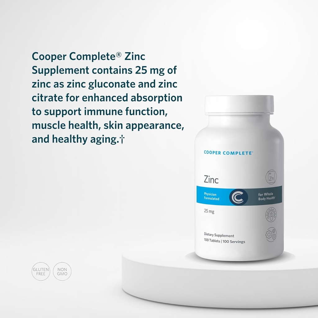 Cooper Complete 25 mg Zinc 100 Tablets Pack of 1 4