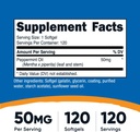 Nutricost Peppermint Oil Softgels (120 SFG) (50 MG) - Gluten Free, Third Party Tested and GMO Free 3