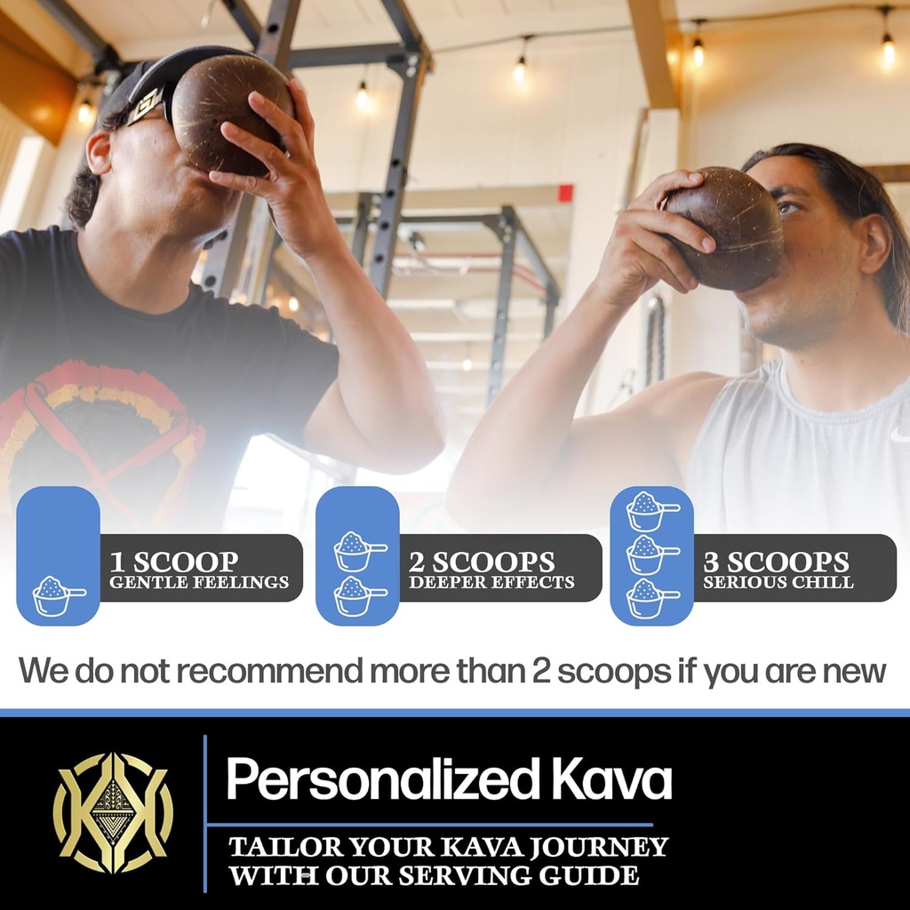 Koa Kava Dehydrated Instant Kava - 100% Dehydrated Instant Green Fijian Kava Root Powder, 8 oz (226g) Bag 4