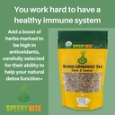 SpeedyVite® Blood Lifeboost Tea | Cleanses & supports natural removal of excess waste chemicals from the blood stream* | Contains Echinacea, Chamomile and more 4
