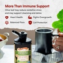 Barlean's Peppermint Olive Leaf Complex Liquid Immune Support Supplement, 95mg Oleuropein Antioxidants, 16 oz 5