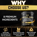 8in1 Cortisol Shield - Ashwagandha and Magnesium, Rhodiola Rosea, Lions Mane, Sea Moss, Turmeric, St Jonh's Wort - Mind& Mood Balance, Rest Well, Support Immume - 60 Capsules 5