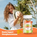 Multivitamin Gummies for Adult 5200mcg Biotin, Citrus Flavored Daily Multivitamins with Vitamins A, C, D3, E, B6 and B12, Zinc-Skin, Hair Growth, All Over Health 5