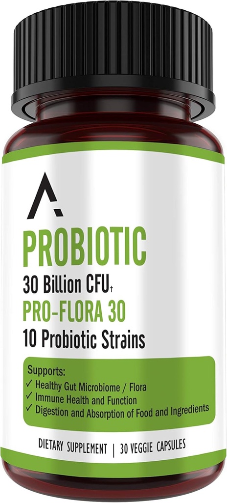 Ascendant Nutrition Bacillus Subtilis Probiotic - 30 Billion CFU Multi-Strain Probiotics for Women and Men - Supports Digestive and Gut Health - 30 Capsules 2