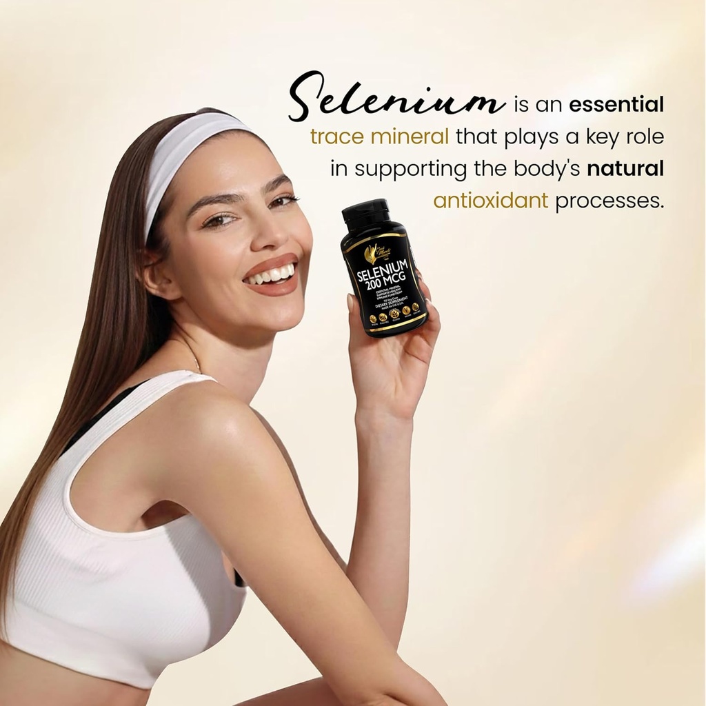 Cocó March N.M.D Selenium - Essential Mineral for Thyroid Health -200 mcg- 3 Month Supply -Gluten Free, Soy Free, Dairy Free, GMO Free, Vegan - 60 Capsules 6