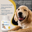 Ayush Pet Livit-2 - Dog Liver Support Supplement, Natural Liver Support for Cats, Dogs & Horses, Supports Overall Wellness, Healthy Skin and Coat for Pets - 90 Tablets 3