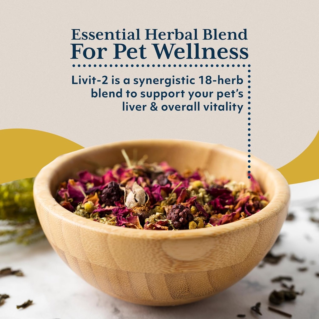 Ayush Pet Livit-2 - Dog Liver Support Supplement, Natural Liver Support for Cats, Dogs & Horses, Supports Overall Wellness, Healthy Skin and Coat for Pets - 90 Tablets 5